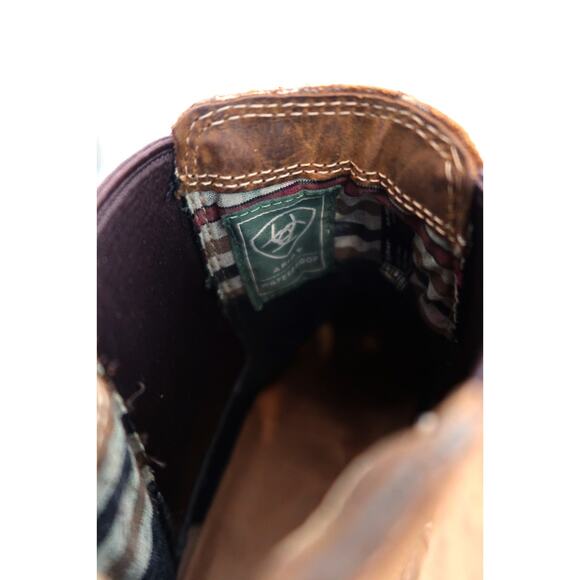 ARIAT Wexford Waterproof Leather Chelsea Ankle Boot Weathered Brown 6.5 37 $209 - Picture 9 of 11